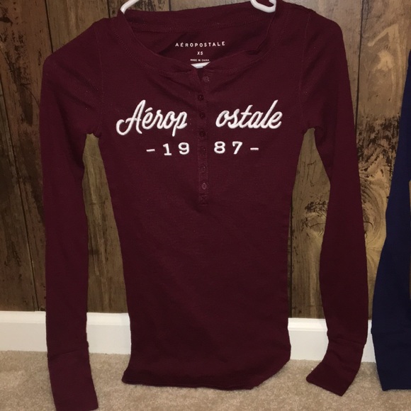 AERO long sleeve tees, $9 EACH or BOTH for $15!! - Picture 4 of 5